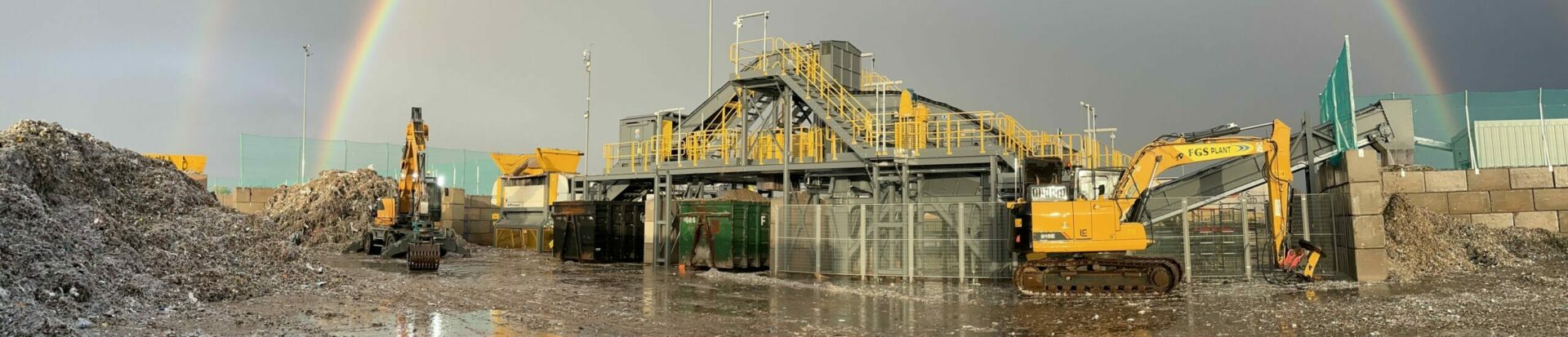 RPC waste processing line machinery set up